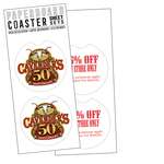 Car Coasters - Sheet Set of 2- 2 1/2