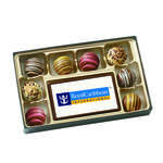 8 Piece Truffle Box with Printed Centerpiece