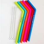 Bent Silicone Straw
