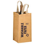 Tornado Washable Kraft Paper Wine Tote Bag