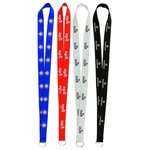 Sewn Screen Printed Polyester Value Lanyard -  3/4