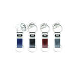Fabrizio Key Ring - Metal and Vinyl