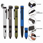 7-in-1 Rainier Utility Pen w/Stylus
