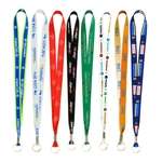 Full Color Imprint Smooth Dye Sublimation Lanyard - 3/4