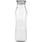 Deep Etched Curve Glass Water Bottle - 22 oz.
