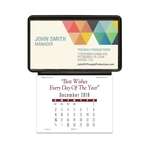 Press-N-Stick Business Card Holder Calendar - Without Ad Message