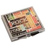 Square Metal Compact Mirror - Full Color