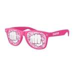 Retro Style Full Color Sunglasses with Arm Imprint