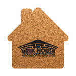 House-Shaped Cork Coasters
