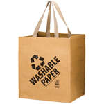 Typhoon Washable Kraft Paper Grocery Tote Bag