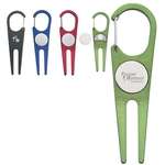 Aluminum Divot Tool with Ball Marker