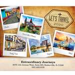 Let's Travel! Wall Calendar Stitched