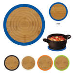 Bamboo and Silicone Trivet