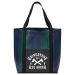 Buffalo Plaid Laminated Shopper Tote