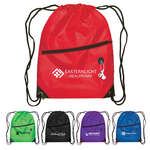 Daypack Drawstring Backpack 210D Polyester
