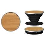 PopSockets Grip Phone Stand - Bamboo/Rosewood