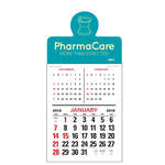 Press-N-Stick 3-Month Vertical Calendar (12-Month)