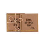 Patron Corrugated Coasters - Set of 4