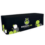 8' Fitted Table Throw (Full-Color Dye Sublimation, Full Bleed)