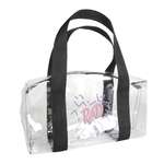 Clear Vinyl Barrel Bag