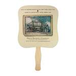 Full Color Palm-Shaped Hand Fan - One Side