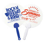 Plan to Fan Transparent Plastic Hand Fan