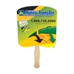 Bread Shaped Thrifty Hand Fan - 2 Sides