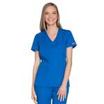 Cherokee Workwear Originals Women's Mock Wrap Top