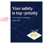 8x10 Clear Decal - Bank Stock Art Safety