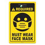Face Mask Required COVID-19 Coronavirus Prevention Custom Utility Sign 5.5