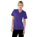 Cherokee Workwear Originals Women's Snap Front V-Neck Top