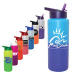 32 oz. Mood Sports Bottle with Straw Cap Lid