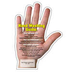 Hand Washing Tips Mega-Mag Shaped Magnet