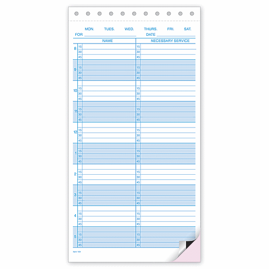Appointment List 2 Col 15 Min 8-6pm
