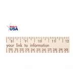 Flat Wood Ruler (1/4