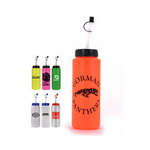 Sports Bottle with Flexible Frosted Straw - 32 oz.