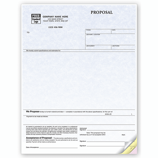 Proposals, Laser, Parchment
