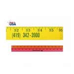 Fluorescent Finish Yardstick