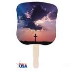 Cross Design Hand Fan