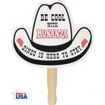Cowboy Hat Shaped Hand Fan