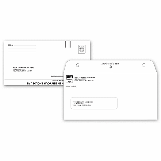 Combination, Mailer and Return Envelope