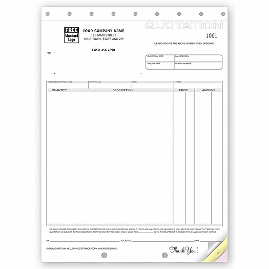 Quotation Forms