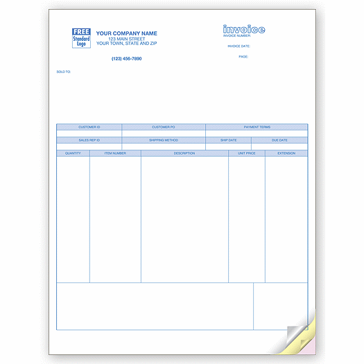 Product Invoices, Laser, Classic
