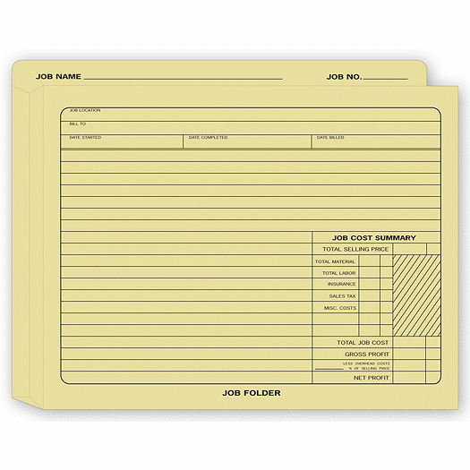 Expandable Job Folder