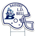 Football Helmet Yard Sign - 24