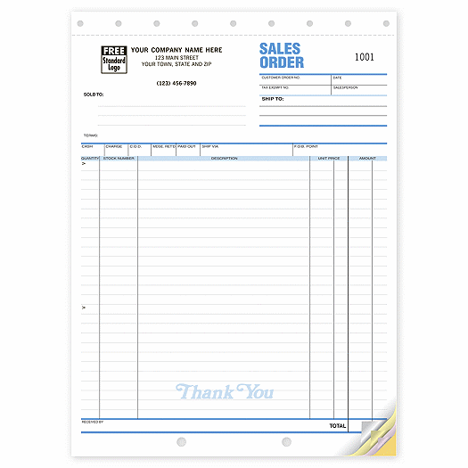 Classic Large Sales Orders