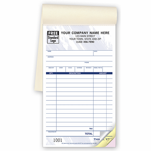 Multi-Purpose Sales Books, Colors Design, Medium Format
