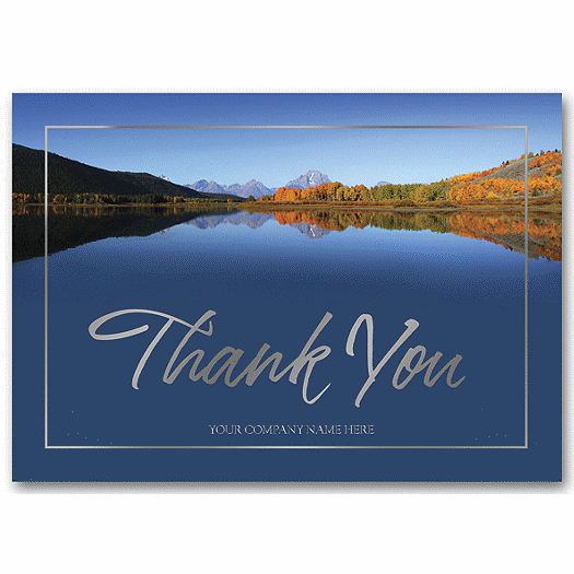 Majestic Serenity Thank You Cards