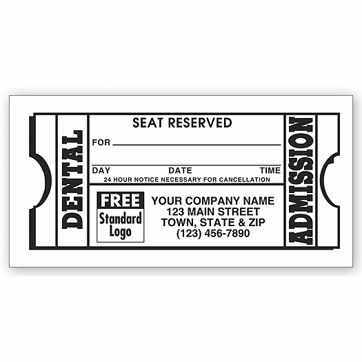 Dental Appointment Card, Imprinted