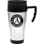 14 oz. Steel City Travel Mug With Plastic Liner
